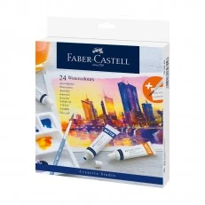 Βαφές Faber-Castell Watercolor Creative Studio, 9 ml, 24 χρώματα