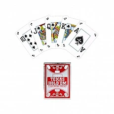 Cartamundi τράπουλα Texas Hold'em κόκκινο-μαύρο