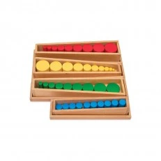 Κύλινδροι Nowa Szkola Montessori, ξύλινοι, έγχρωμοι
