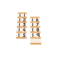 Πίνακες Nowa Szkola Montessori, για μέτρηση, 9 τεμάχια