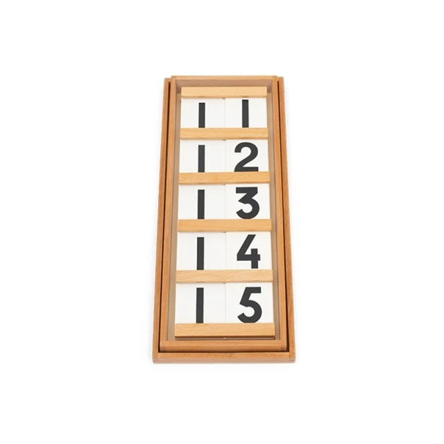 Πίνακες Nowa Szkola Montessori, για μέτρηση, 9 τεμάχια