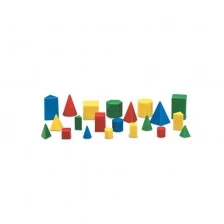 Πόροι μάθησης Γεωμετρικά σχήματα, μίνι, 32 τεμάχια