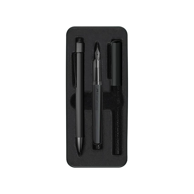 Faber-Castell στυλό και πένα Hexo, ματ μαύρο