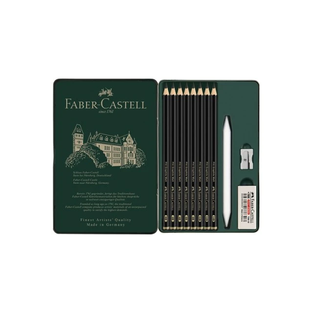 Faber-Castell μολύβια Pitt Graphite Matt, σετ 11 τμχ