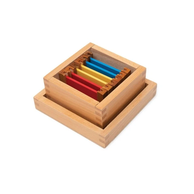 Nowa Szkola Χρωματιστά πλακάκια Montessori, σε κουτί, 6 τεμάχια