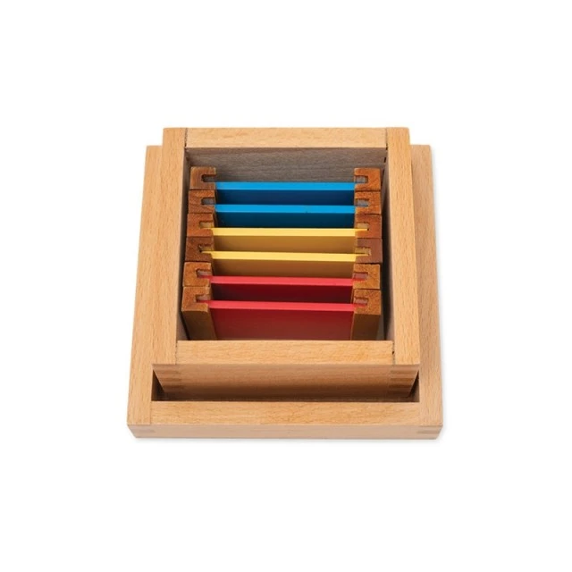 Nowa Szkola Χρωματιστά πλακάκια Montessori, σε κουτί, 6 τεμάχια