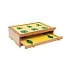 Ντουλάπι Nowa Szkola Montessori, βοτανικό, ξύλινο, 47,5 x 14 x 32,5 cm