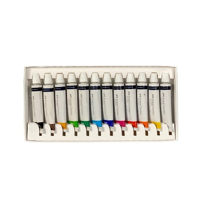 Ελαιοχρωματισμοί Faber-Castell, σε σωληνάρια, 12 χρωμάτων, 9 ml
