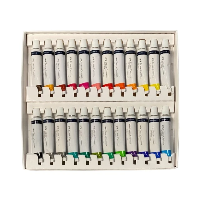 Ελαιοχρωματισμοί Faber-Castell, σε σωληνάρια, 24 χρωμάτων, 9 ml