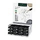 Faber-Castell Pitt Graphite Ματ μολύβια, μαύρος γραφίτης, 144 κομμάτια σε οθόνη