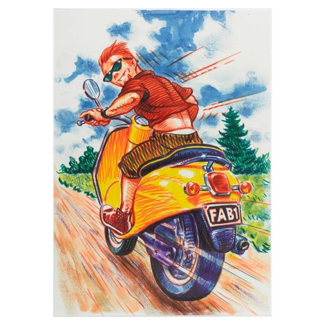Μαρκαδόρος πινέλου Faber-Castell Pitt Artist, χρωματικός τροχός, 6 τεμάχια
