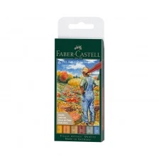 Faber-Castell μαρκαδόροι-πινέλο Pitt Artist, Autumn, 6 τμχ