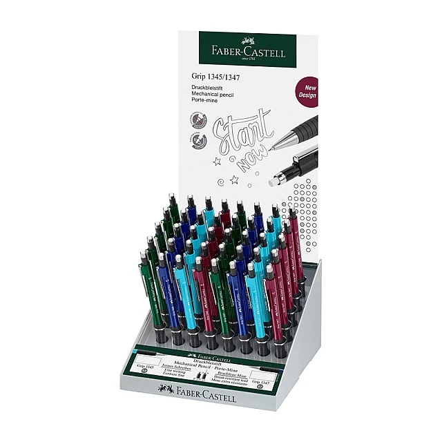 Faber-Castell μηχανικά μολύβια Grip 1345/1347, 40 τμχ σε дисплей