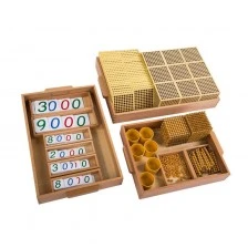 Σετ Montessori, μεγάλο, χρυσό
