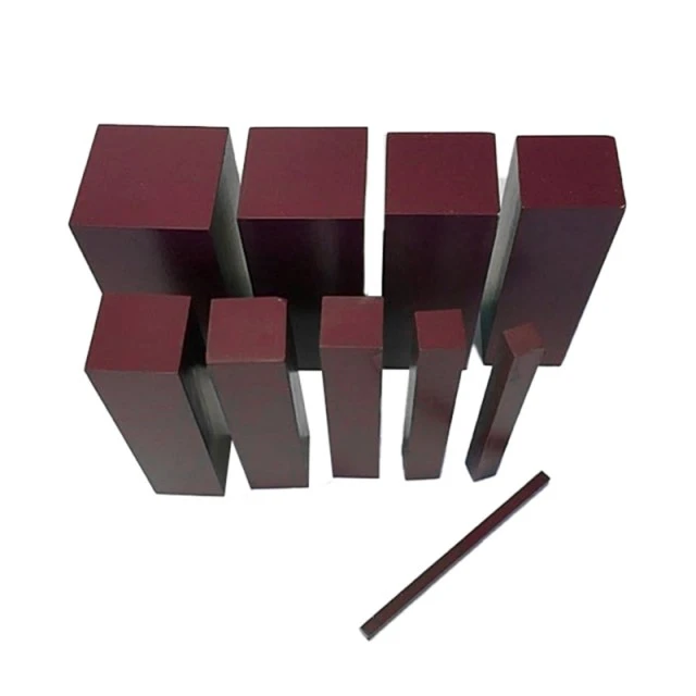 Σκάλα Montessori, από 1 έως 10 cm, καφέ