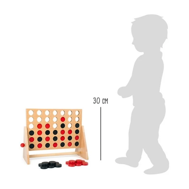 Small Foot παιχνίδι 4 στη σειρά, ξύλινο