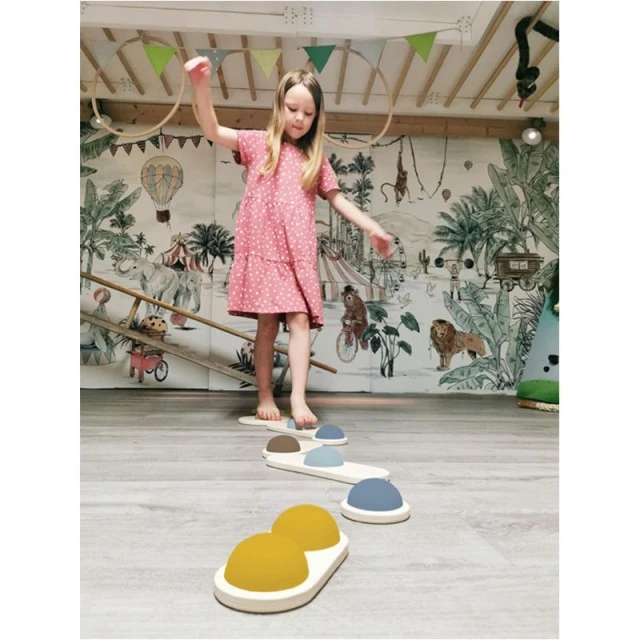 Πέτρες Small Foot Balance, διπλής όψεως, ξύλινες