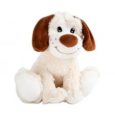 Σκύλος, βελούδινο, 18 x 17 x 24 εκ