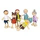 Small Foot ξύλινες κούκλες οικογένεια, 6 τεμάχια