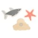 Small Foot Game Fishing - Friends, ξύλινο, 30 x 30 x 15 cm
