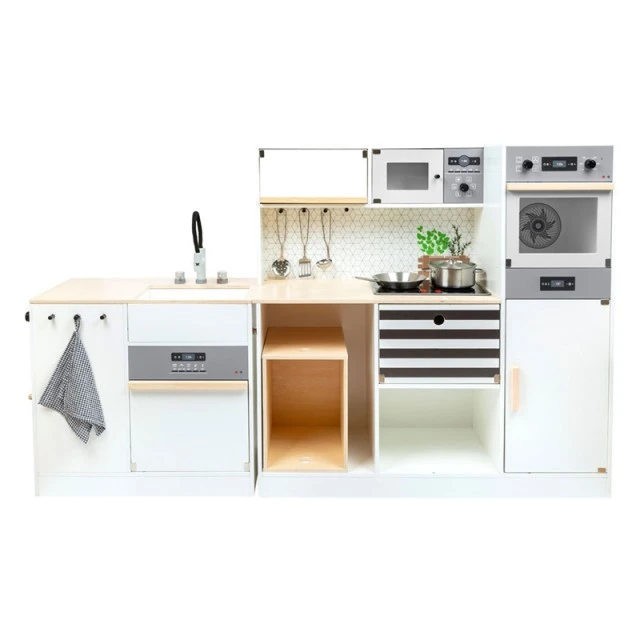 Small Foot παιδική ξύλινη modular κουζίνα XL, 83 x 29 x 83 cm