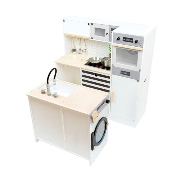 Small Foot παιδική ξύλινη modular κουζίνα XL, 83 x 29 x 83 cm
