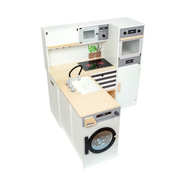 Small Foot παιδική ξύλινη modular κουζίνα XL, 83 x 29 x 83 cm