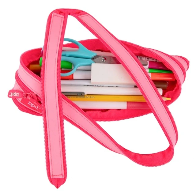 Κασετίνα Zipit Candy Strawberry, μεσαία, ροζ