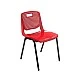 RFG μαθητική καρέκλα Stilo 430 x 425 x 460 mm κόκκινη Γ΄ γυμνασίου-Γ΄ λυκείου