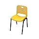 RFG μαθητική καρέκλα Stilo 430 x 425 x 460 mm κίτρινη Γ΄ γυμνασίου-Γ΄ λυκείου