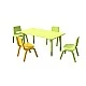 RFG μαθητικό τραπέζι Fresh ρυθμιζόμενο 1200 x 600 x 370-620 mm κίτρινο