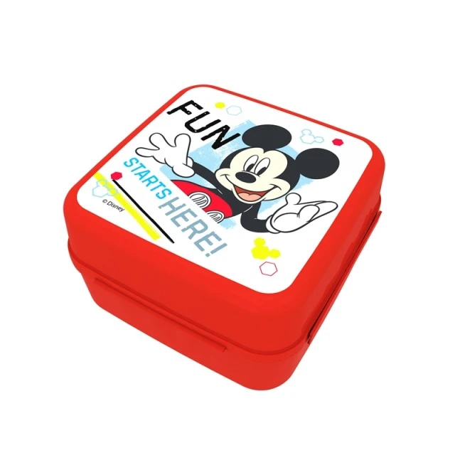 Disney σετ μπουκάλι 500 ml και κουτί για κολατσιό Mickey Mouse