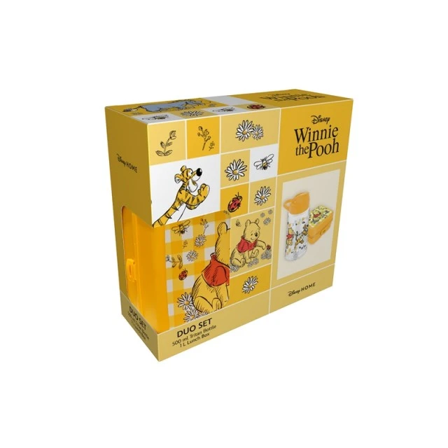 Disney σετ μπουκάλι 500 ml και κουτί για κολατσιό Winnie the Pooh