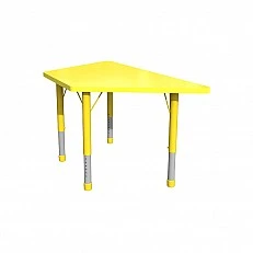 RFG μαθητικό τραπέζι Trapez ρυθμιζόμενο 1200 x 600 x 370-620 mm κίτρινο