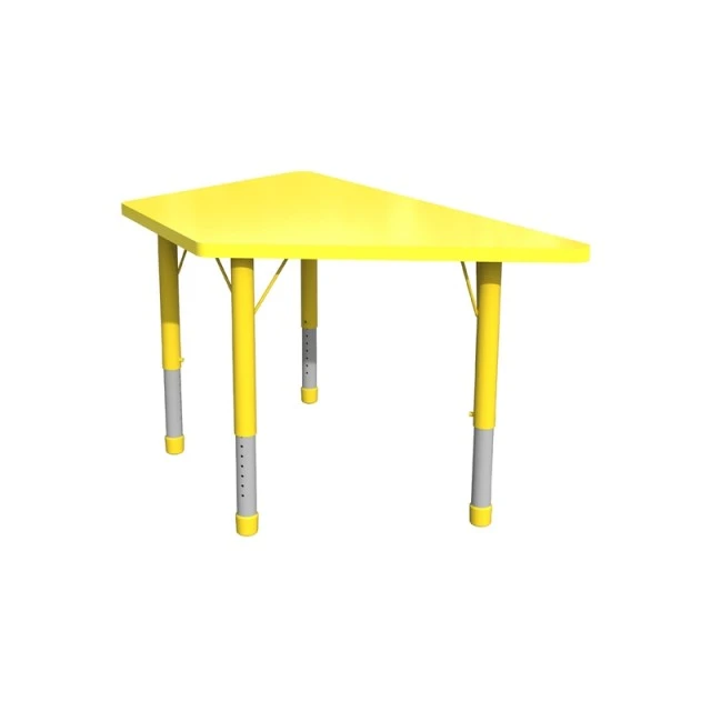 RFG μαθητικό τραπέζι Trapez ρυθμιζόμενο 1200 x 600 x 370-620 mm κίτρινο