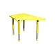 RFG μαθητικό τραπέζι Trapez ρυθμιζόμενο 1200 x 600 x 370-620 mm κίτρινο