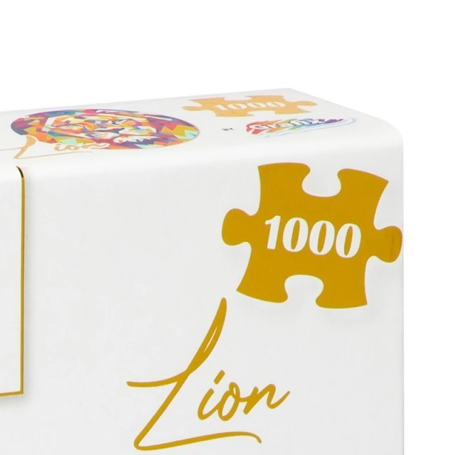 Grafix παζλ Λιοντάρι, στρογγυλό, 1000 κομμάτια