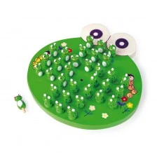 Παιχνίδι Small Foot Solitaire Frog, ξύλινο
