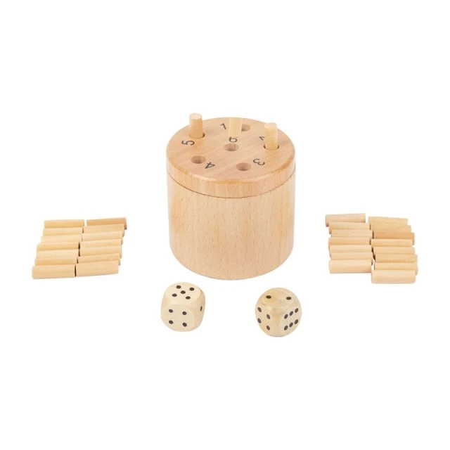 Παιχνίδι Small Foot Dice Super 6, ξύλινο