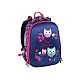 Pulse Backpack Anatomic Cube - Owl Dreams, μπλε-κόκκινο