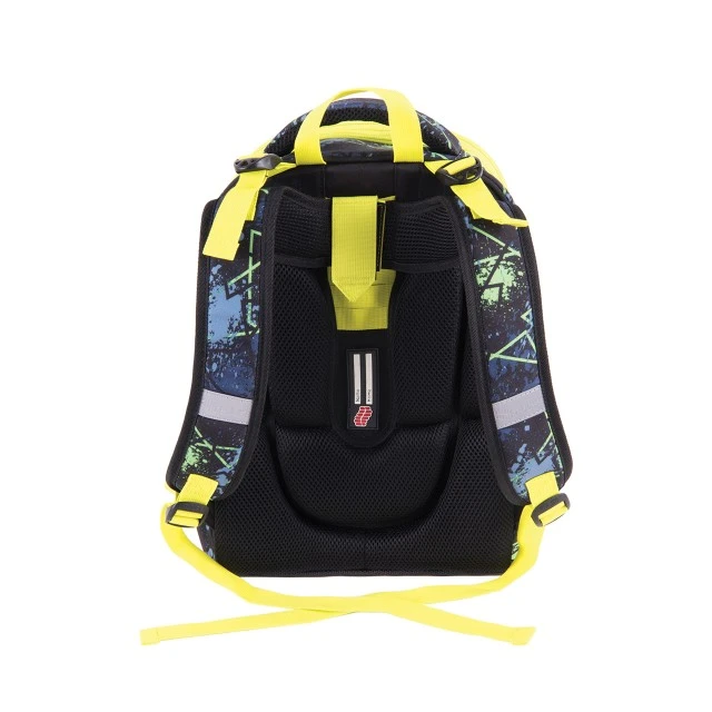 Pulse Backpack Anatomic Cube - T Rex, γκρι-κίτρινο