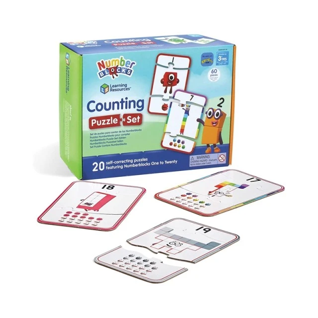 Πηγές εκμάθησης Παζλ Numberblocks, για μέτρηση