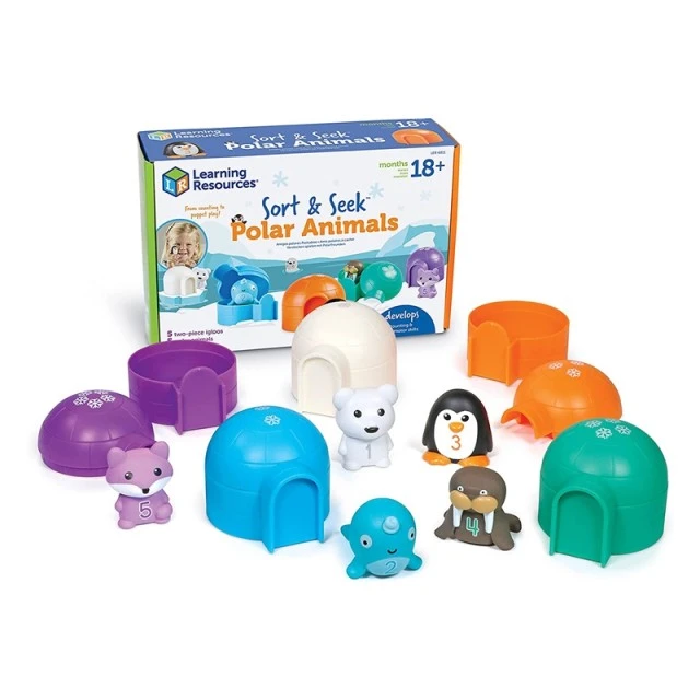 Πόροι μάθησης Polar Animals House ταξινόμησης και μέτρησης