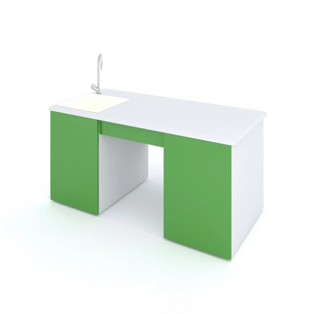 RFG καθηγητικό τραπέζι εργαστηριακό 160 x 70 x 75 cm πράσινο/λευκό