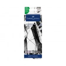 Faber-Castell μαρκαδόροι Goldfaber A.Dual Grey, 6 τμχ