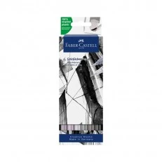 Faber-Castell μαρκαδόροι Goldfaber A.Dual Grey, 6 τμχ