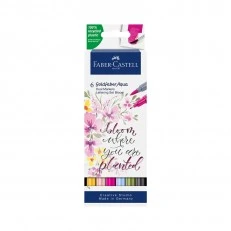 Faber-Castell μαρκαδόροι Goldfaber A.Dual Lettering, 6 τμχ