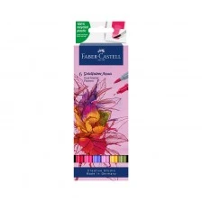 Faber-Castell μαρκαδόροι Goldfaber A.Dual Flowers, 6 τμχ