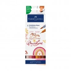 Faber-Castell μαρκαδόροι Goldfaber A.Dual Boho, 6 τμχ
