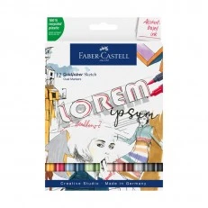 Μαρκαδόρος Faber-Castell Goldfaber Sketch, 12 τεμάχια